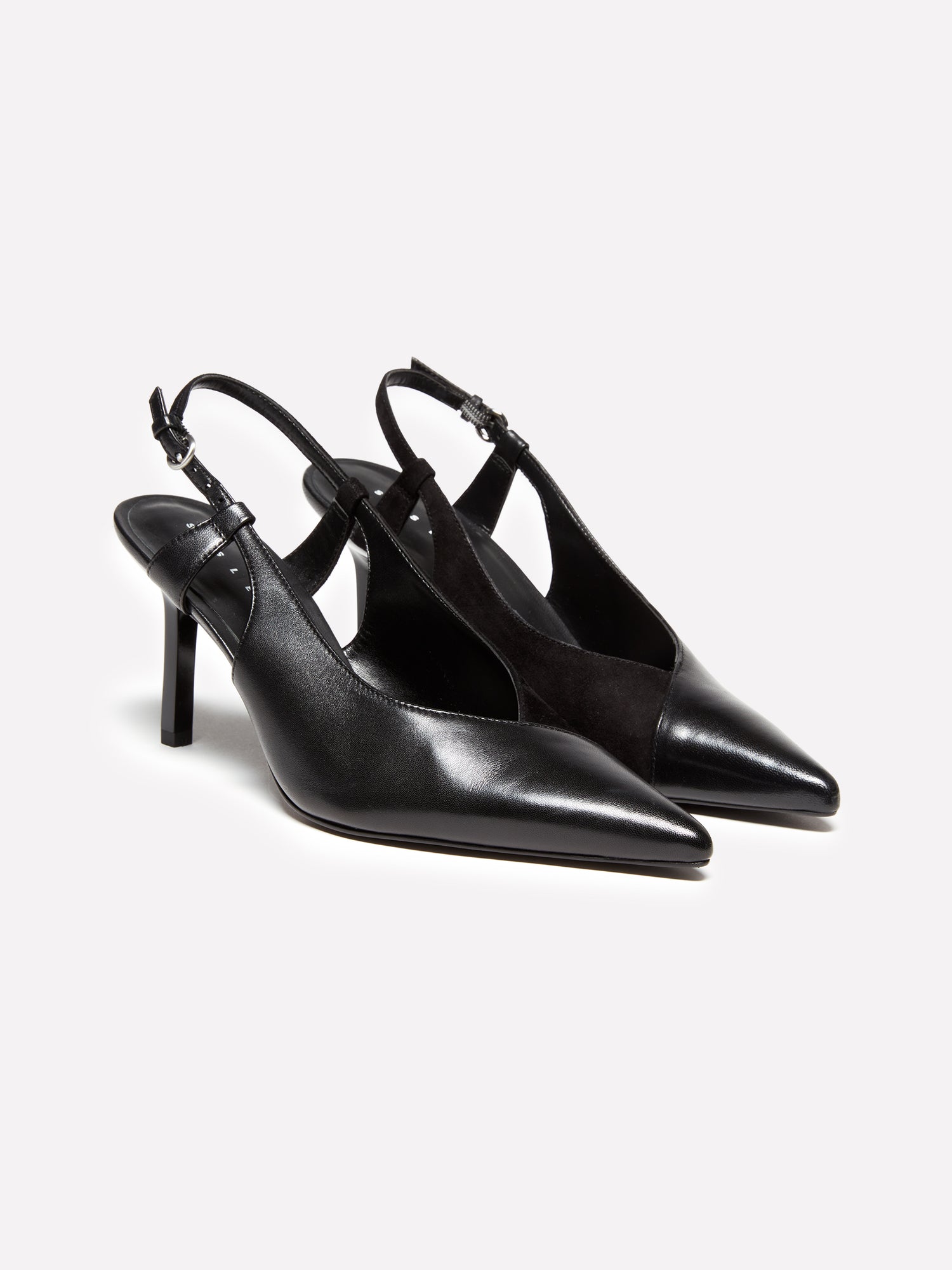 Slingback in 100% pelle da donna nero | Sisley Outlet