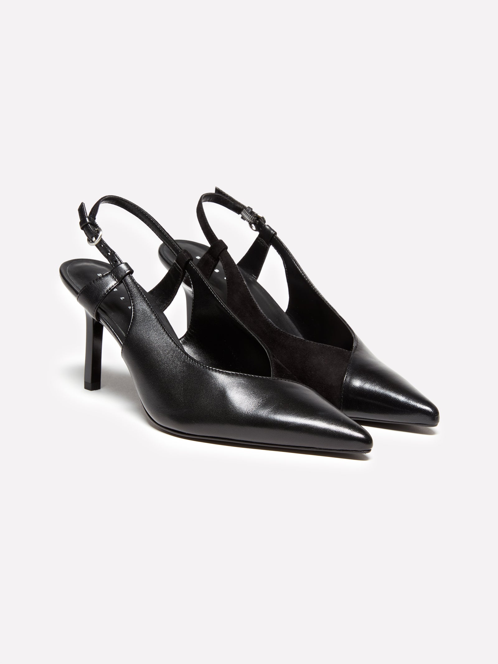 Slingback in 100% pelle da donna nero | Sisley Outlet