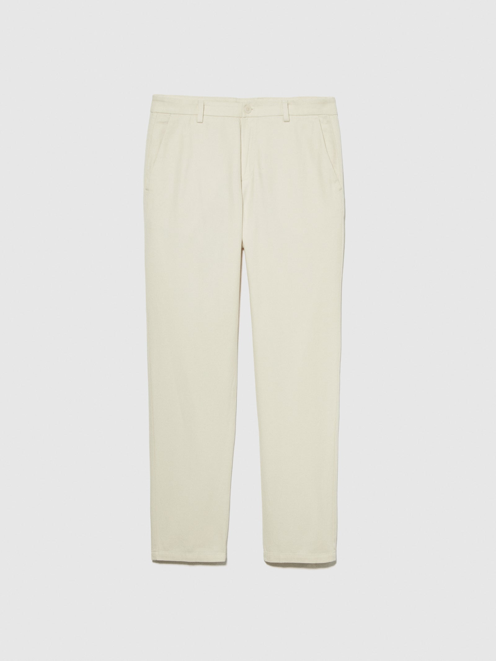 Pantaloni slim comfort fit da uomo bianco panna | Sisley Outlet