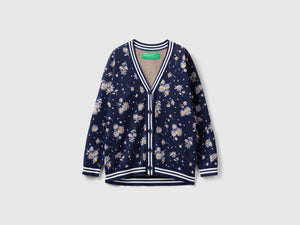 Cardigan a fiori