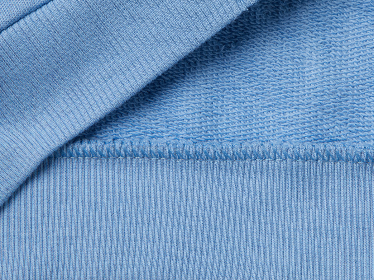 Felpa in cotone bio con zip