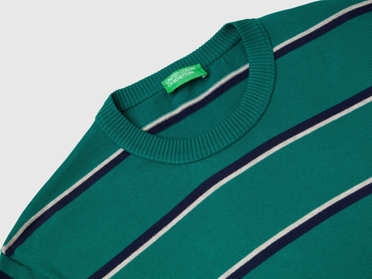 Maglia a righe 100% cotone