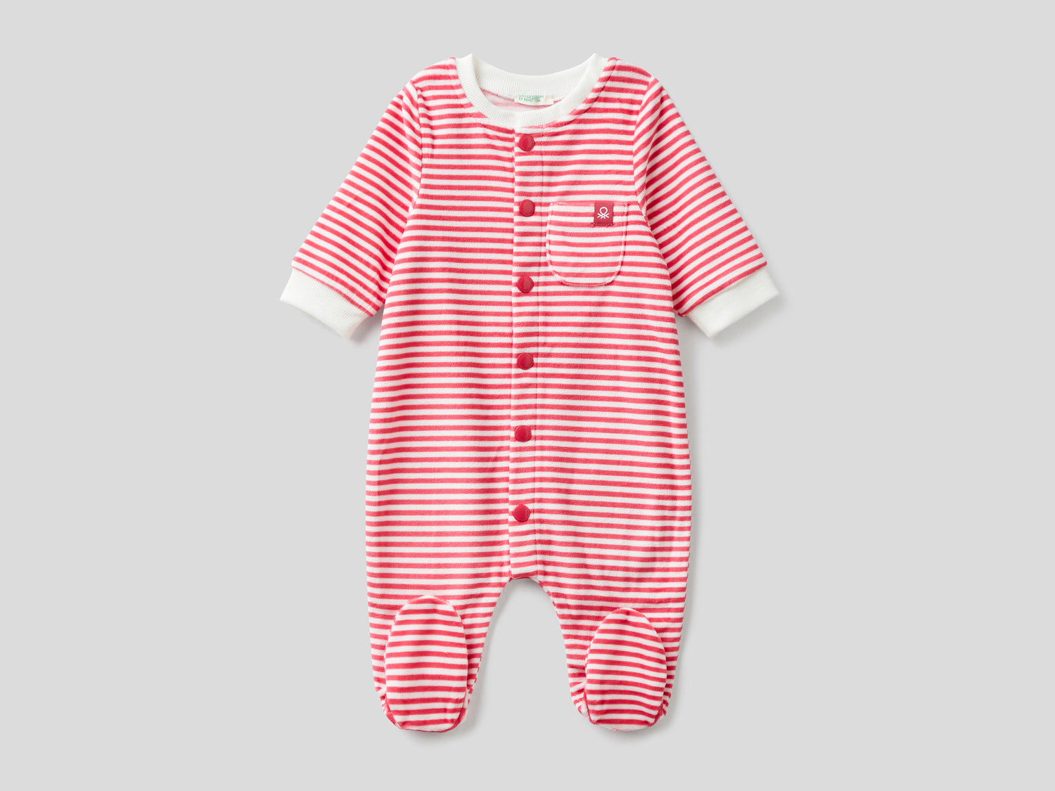 Tuta fantasia in ciniglia da neonato rosso | Benetton Outlet