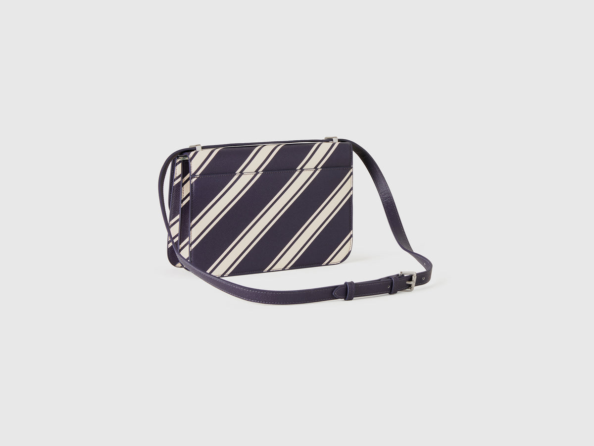 Borsa a righe regimental