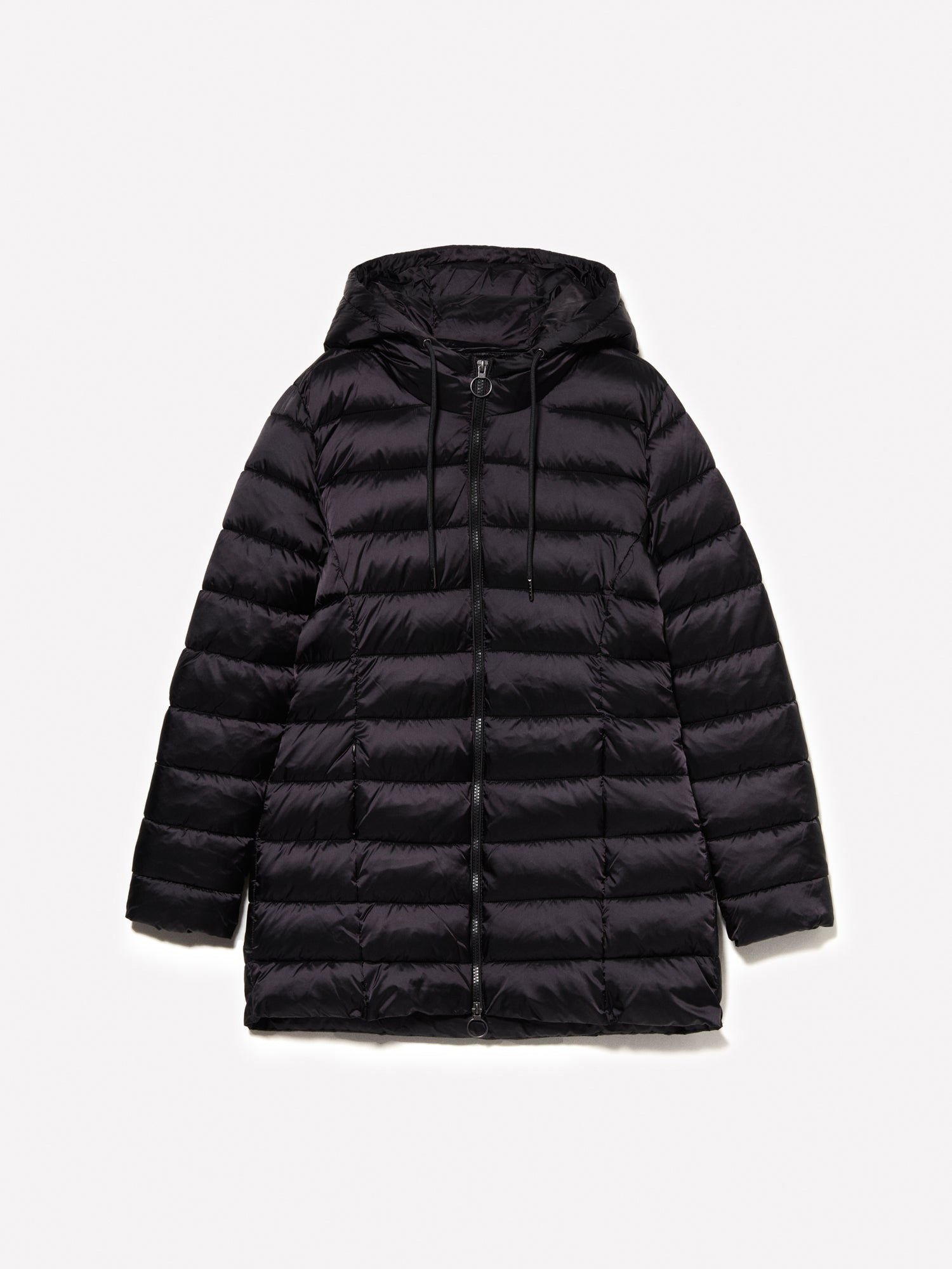 Giubbotto imbottito in nylon da donna nero | Sisley Outlet