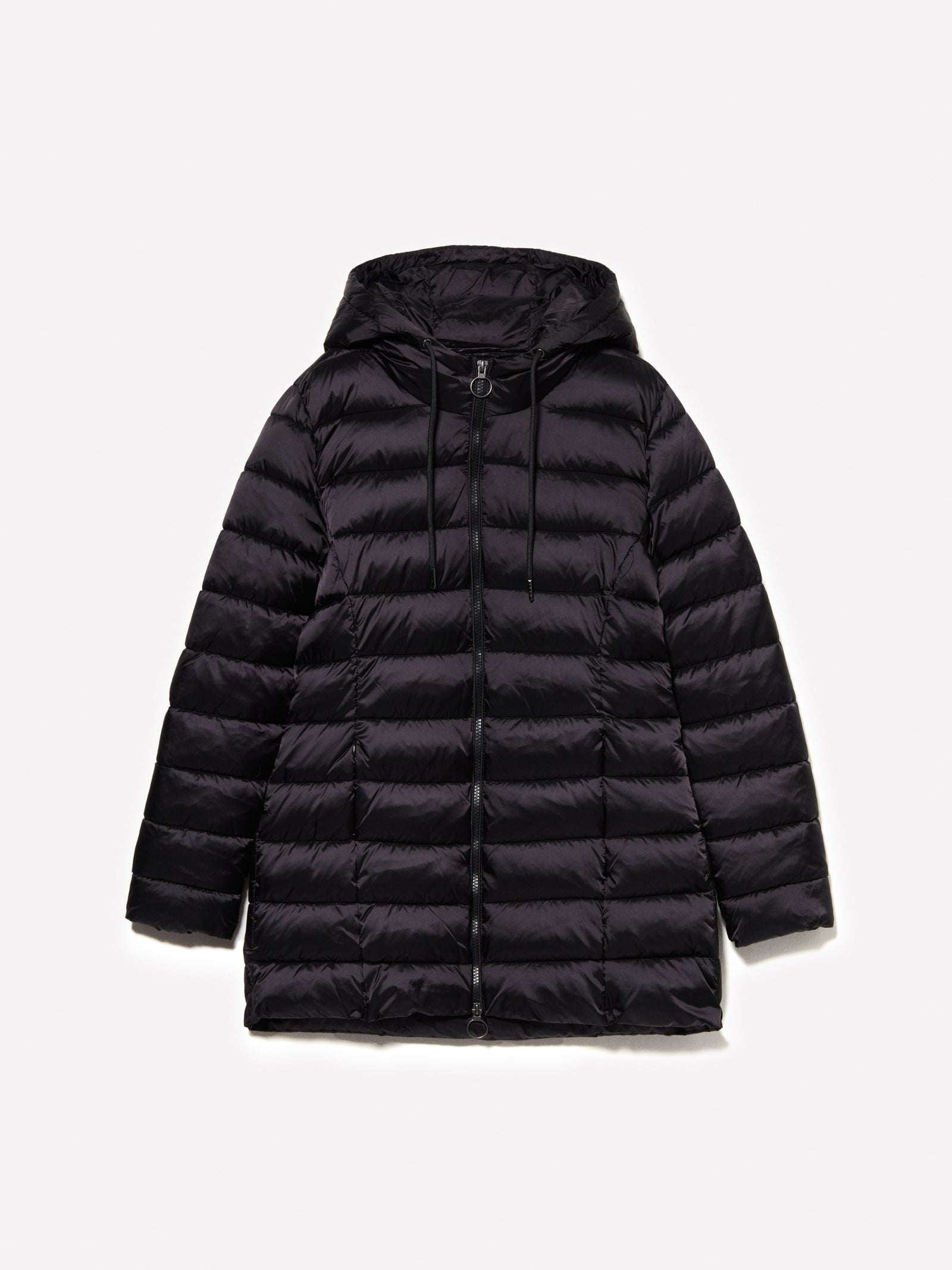 Giubbotto imbottito in nylon da donna nero | Sisley Outlet