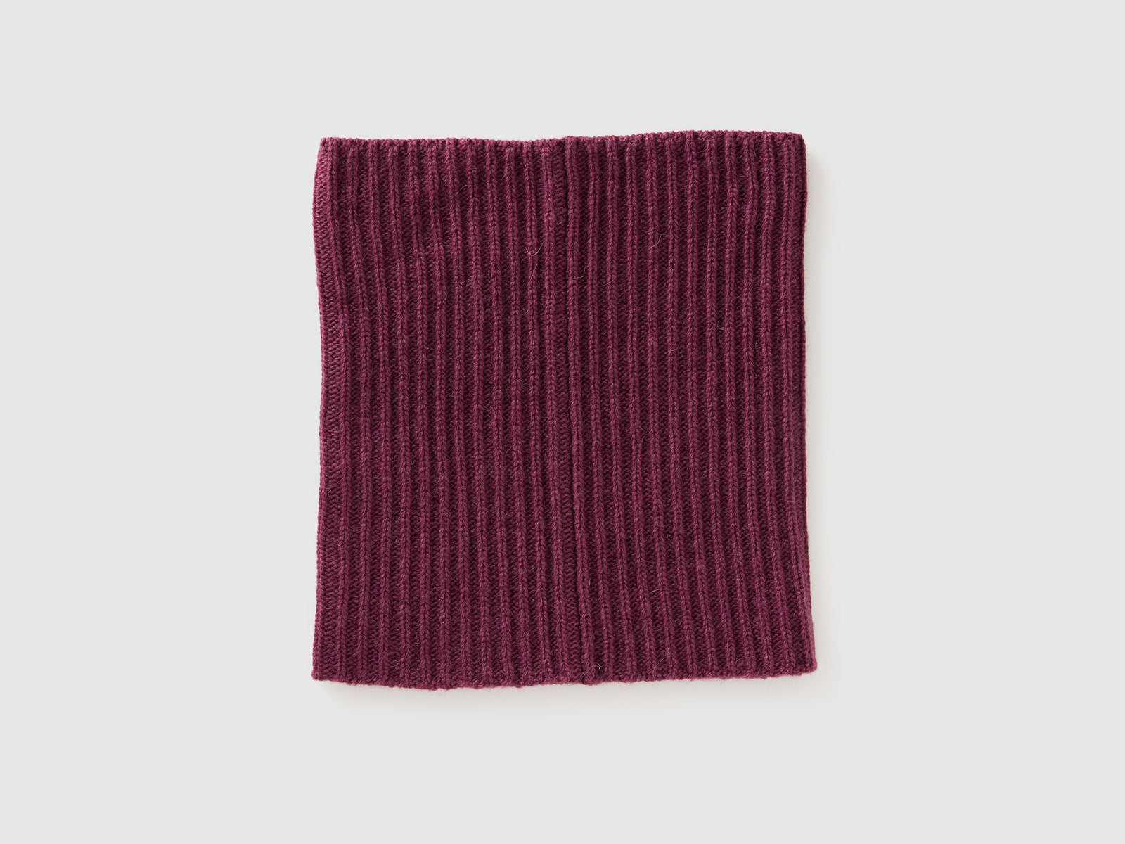 Scaldacollo in misto lana da donna prugna 2 | Benetton Outlet