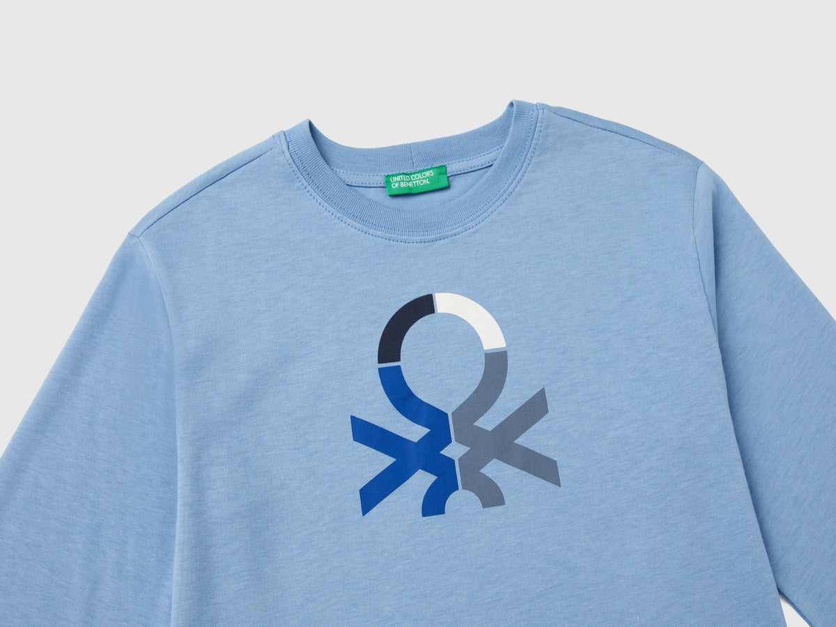 T-shirt manica lunga 100% cotone bio