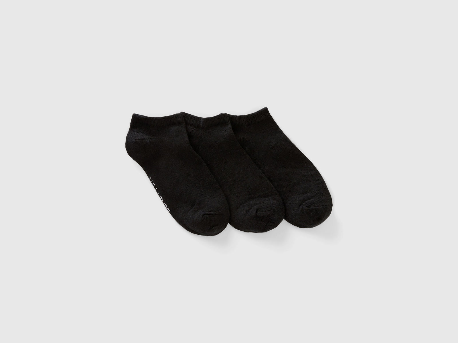 Set di calzini cortissimi da uomo nero | Benetton Outlet