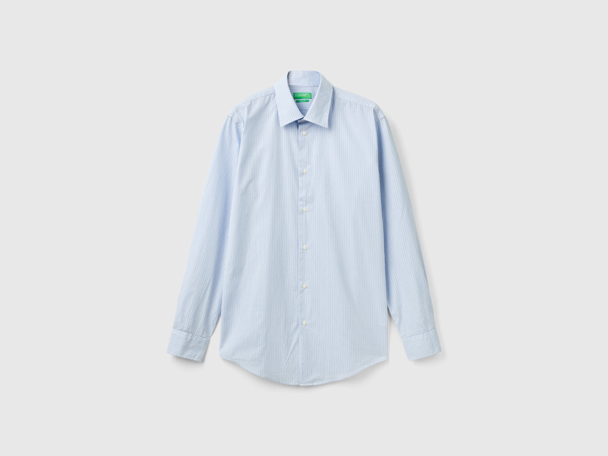 Camicia fantasia in cotone bio