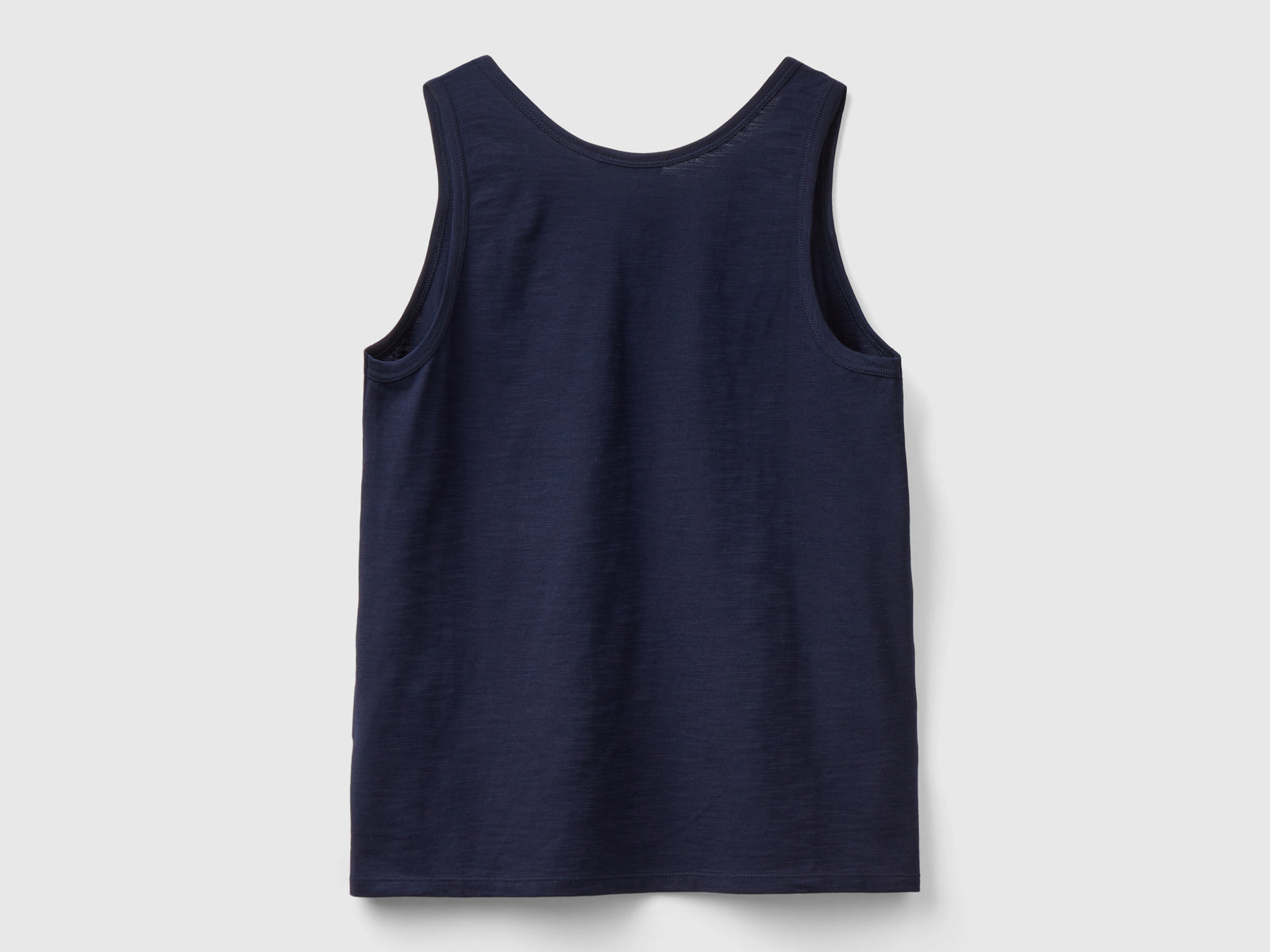 Canotta in cotone leggero da donna blu scuro 2 | Benetton Outlet