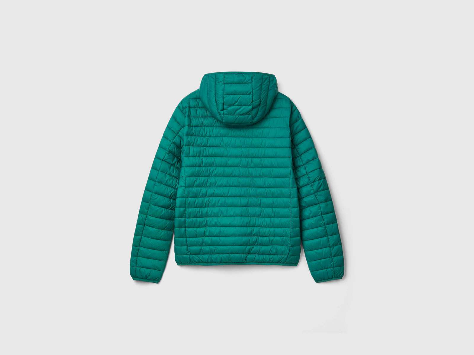 Piumino imbottito in ovatta riciclata da uomo verde scuro 2 | Benetton Outlet