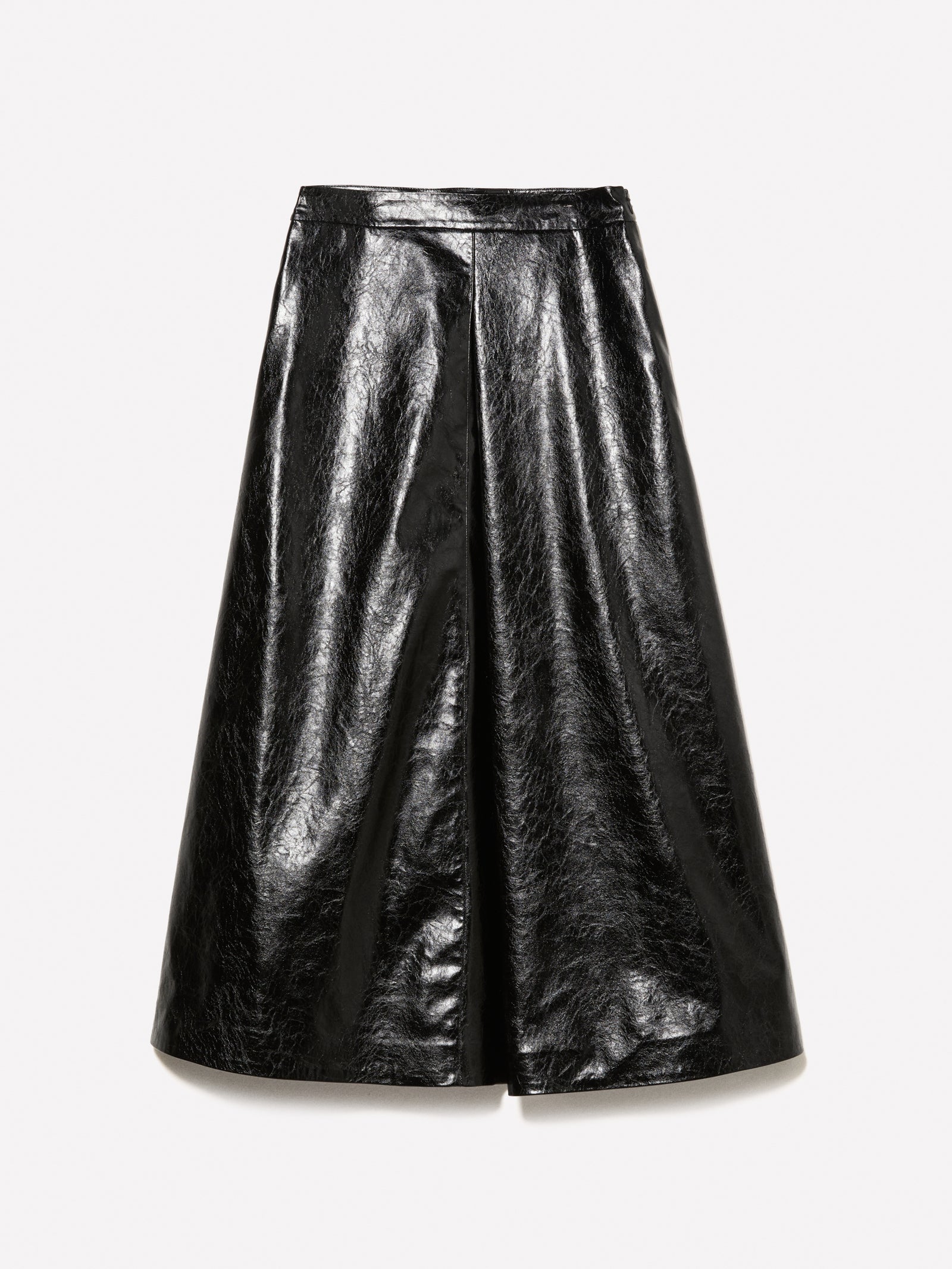 Gonna midi a ruota da donna nero | Sisley Outlet