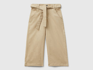Pantaloni wide fit con fusciacca
