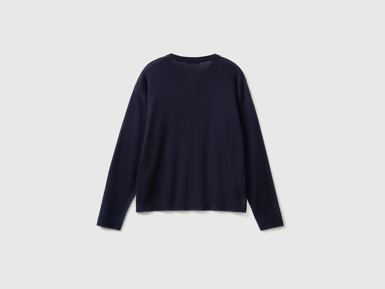 Cardigan girocollo con bottoni da donna blu scuro 2 | Benetton Outlet