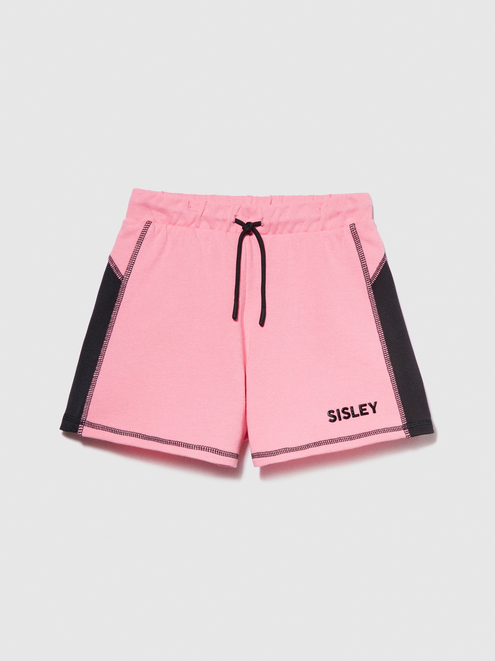 Top sporty con logo da bambina rosa | Sisley young Outlet