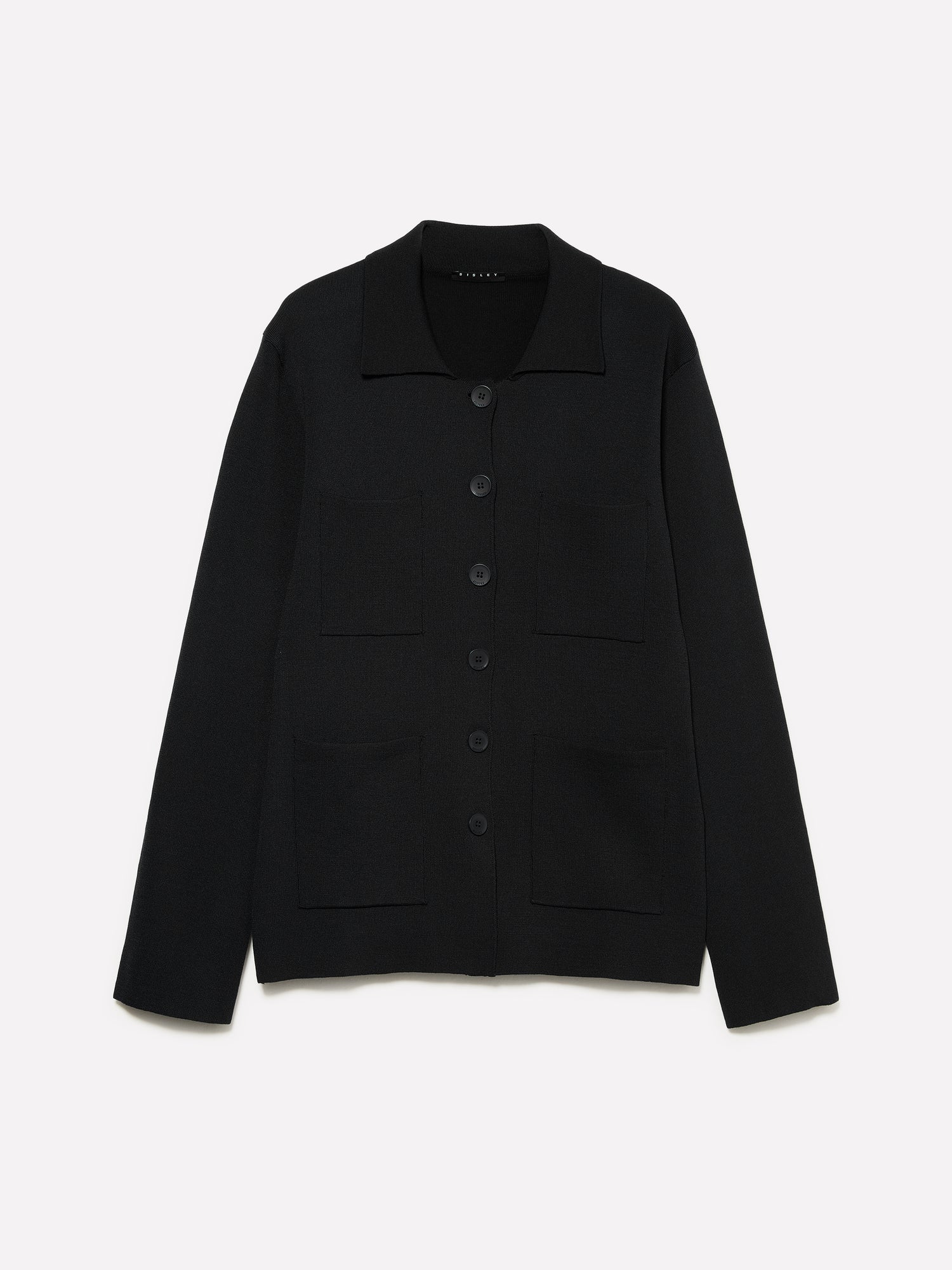 Blazer in maglia da donna nero | Sisley Outlet