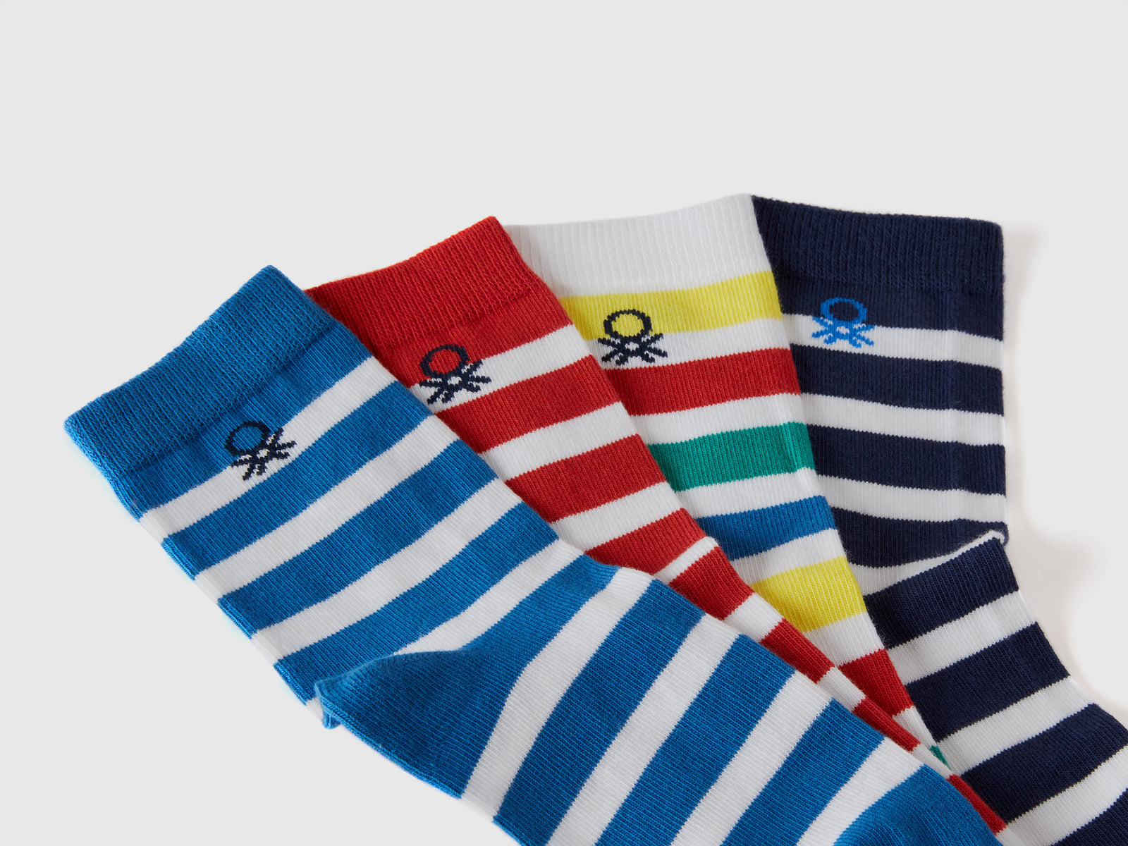 Set calzini jacquard a righe da bambino multi-color 2 | Benetton Outlet