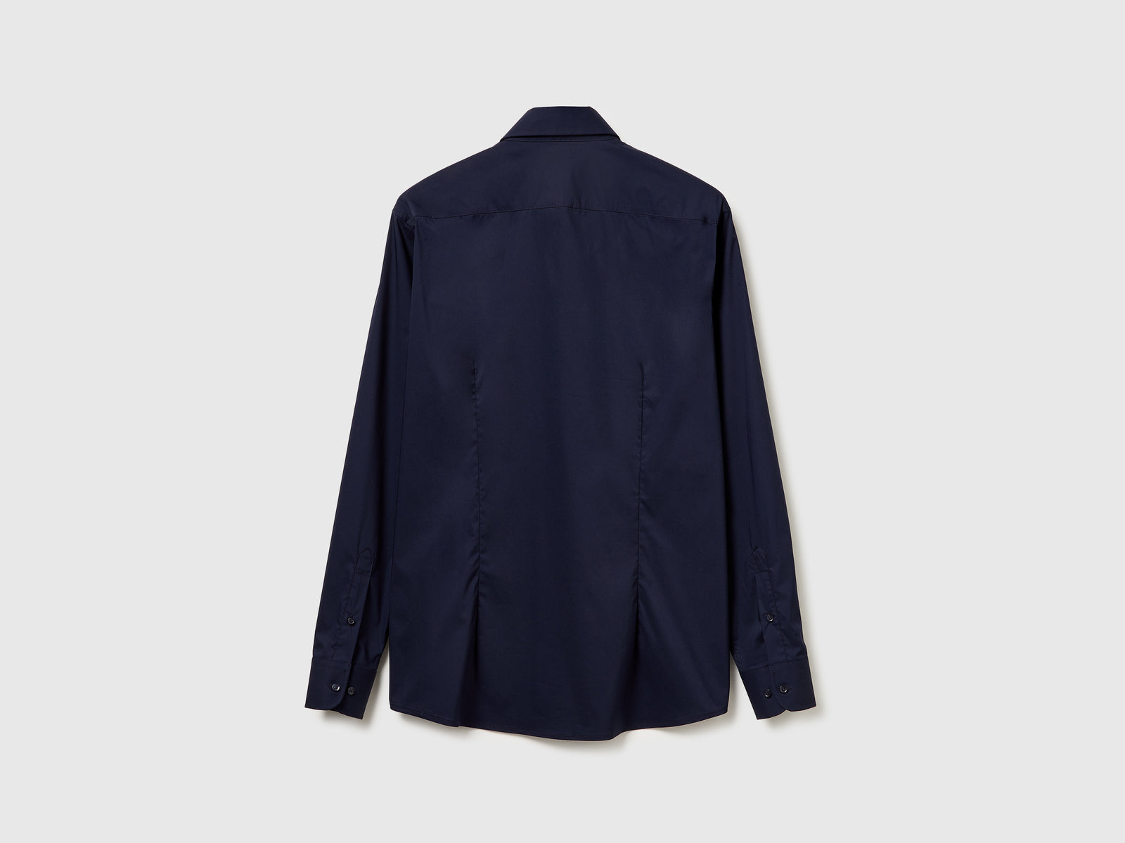 Camicia slim fit da uomo blu scuro 2 | Benetton Outlet