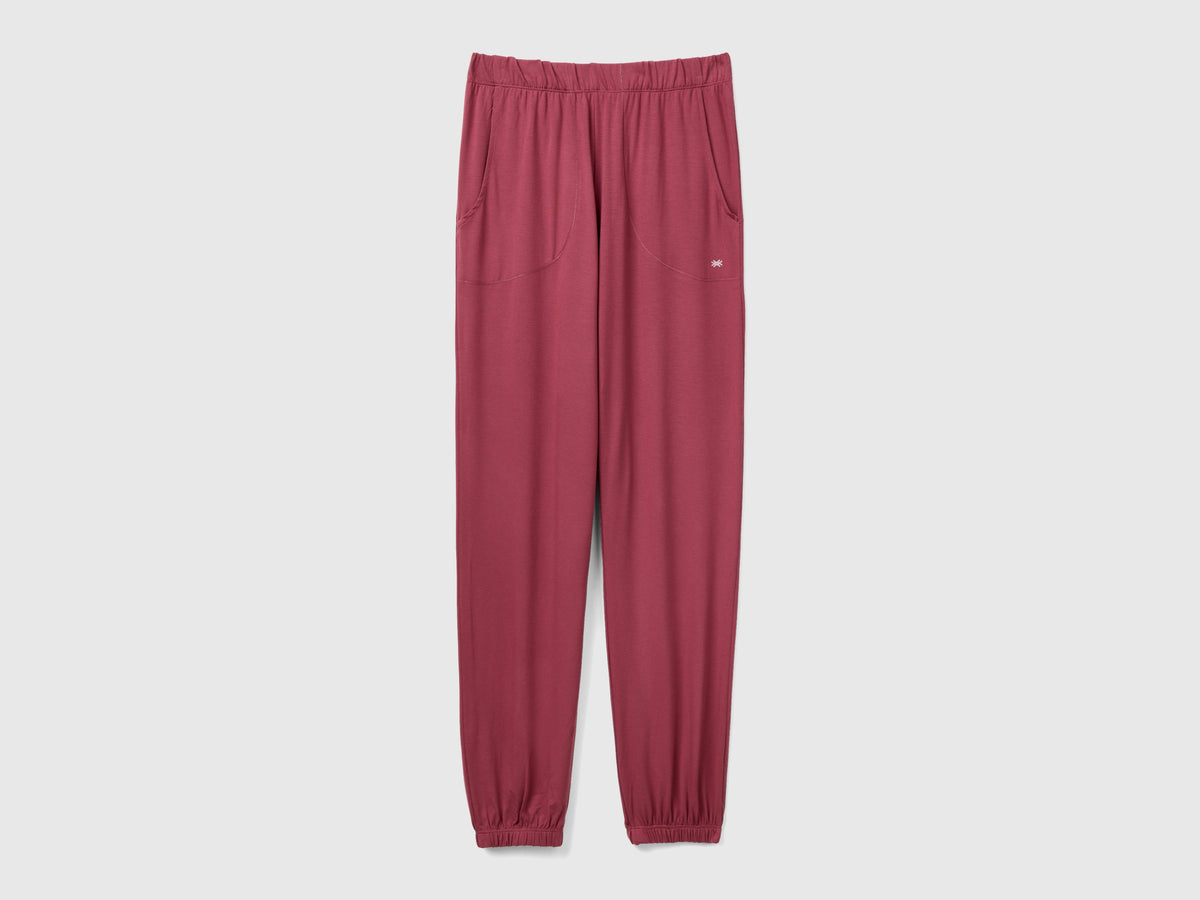 Joggers in misto viscosa stretch