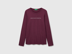 T-shirt a manica lunga 100% cotone