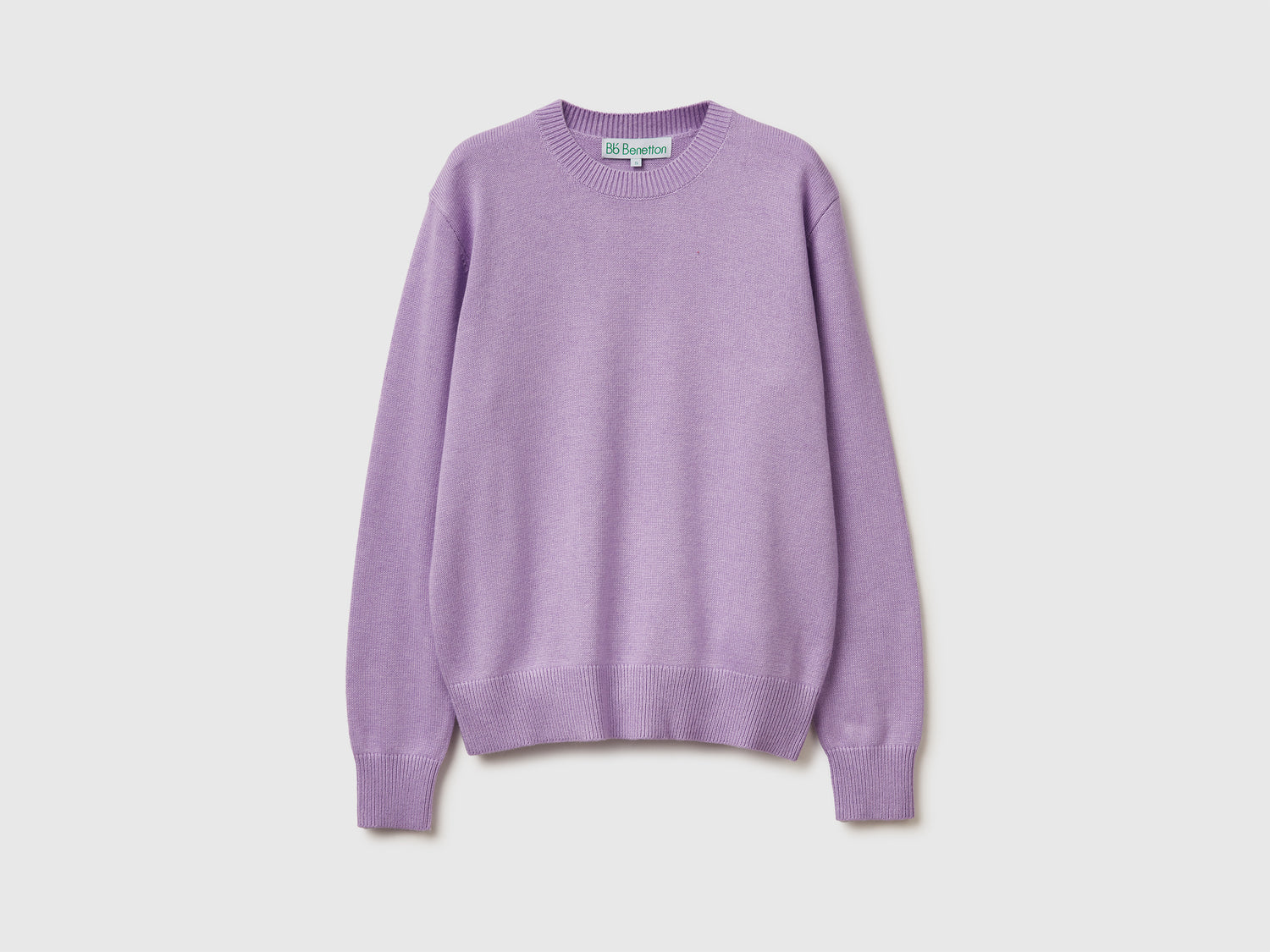 Maglia in misto lana e cashmere da donna lavanda | Benetton Outlet