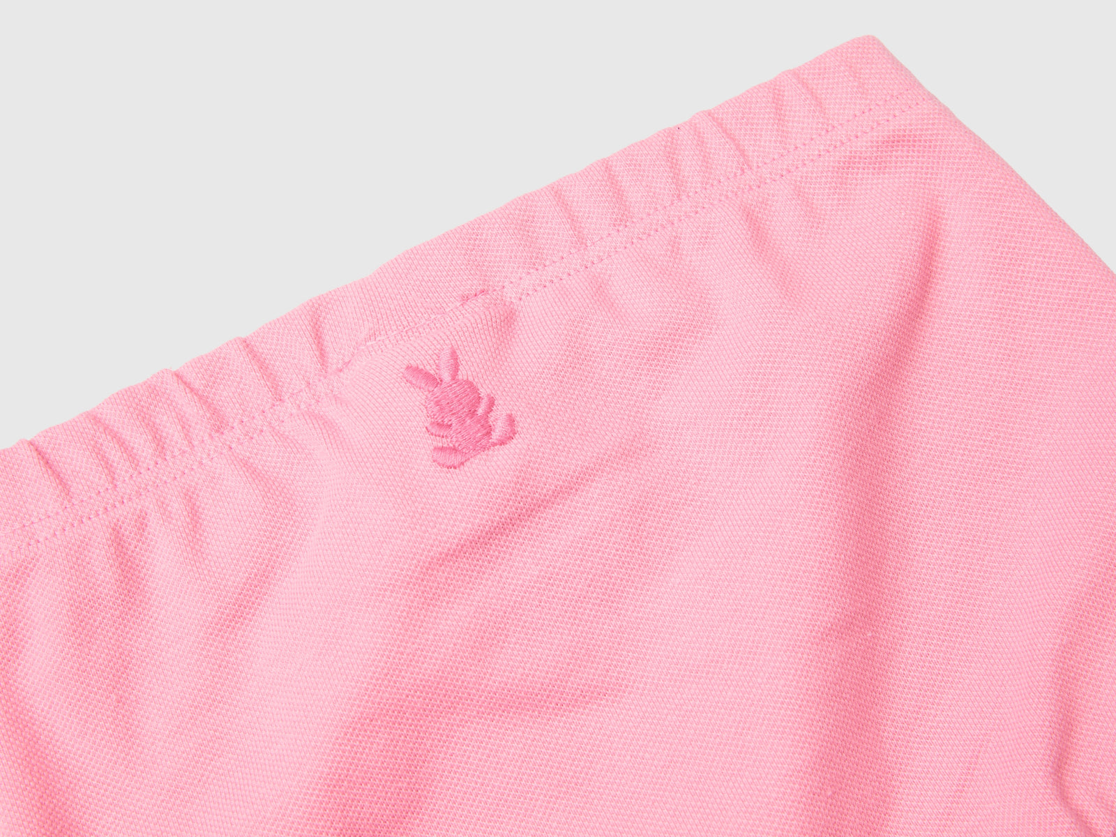 Shorts in cotone stretch da neonato rosa 2 | Benetton Outlet