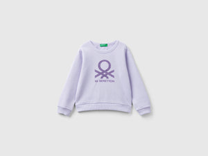 Felpa 100% cotone bio con logo