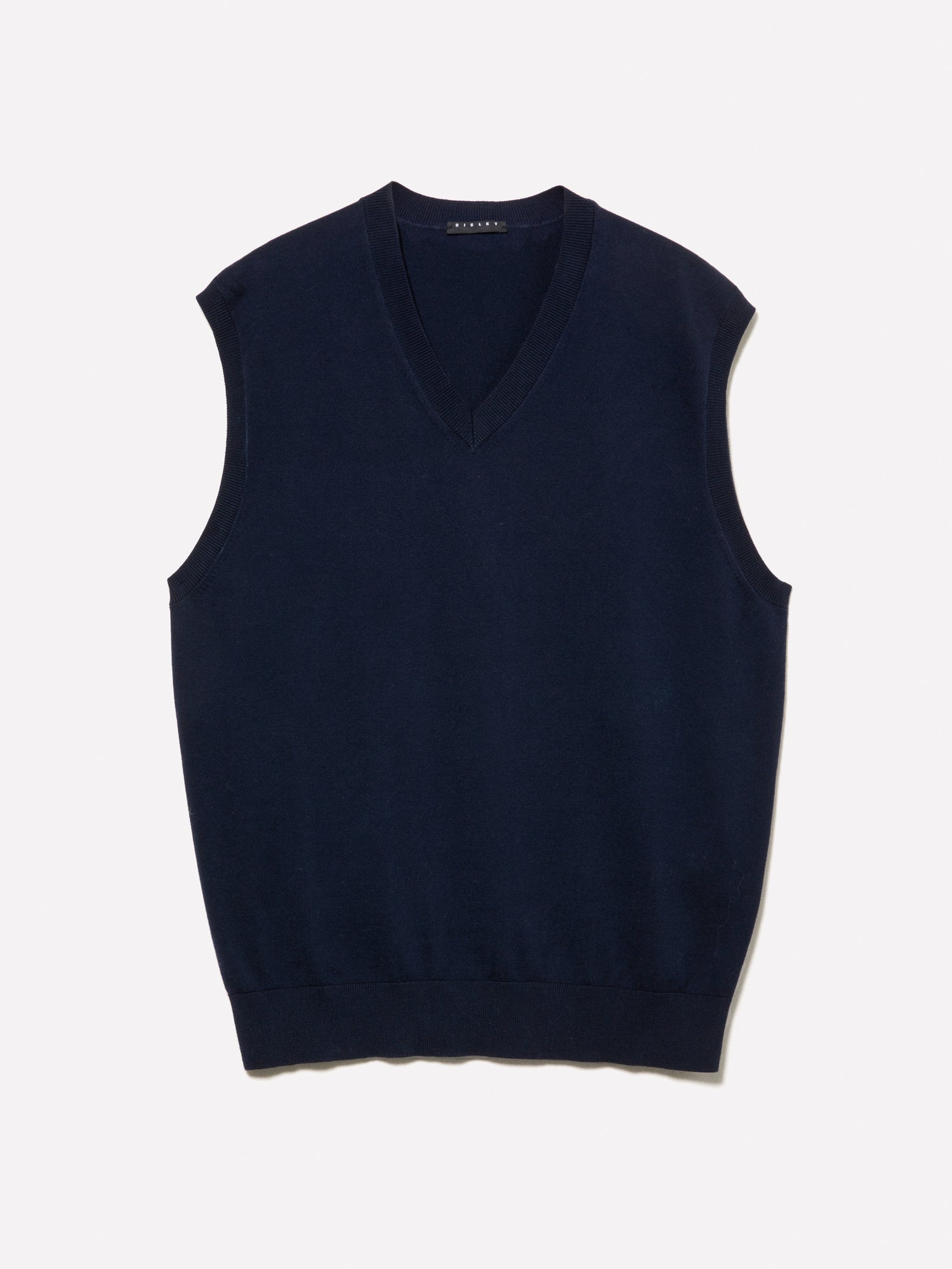 Gilet in maglia da uomo blu scuro | Sisley Outlet