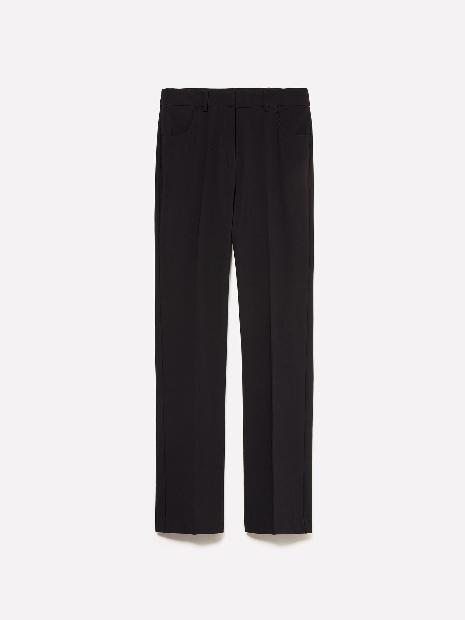 Pantaloni dritti da donna nero | Sisley Outlet