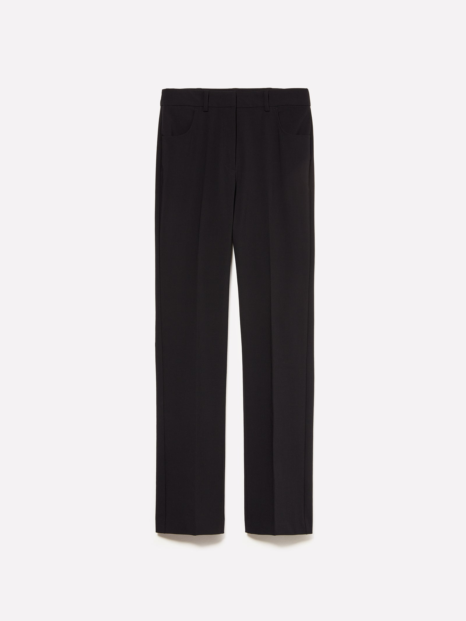 Pantaloni dritti da donna nero | Sisley Outlet