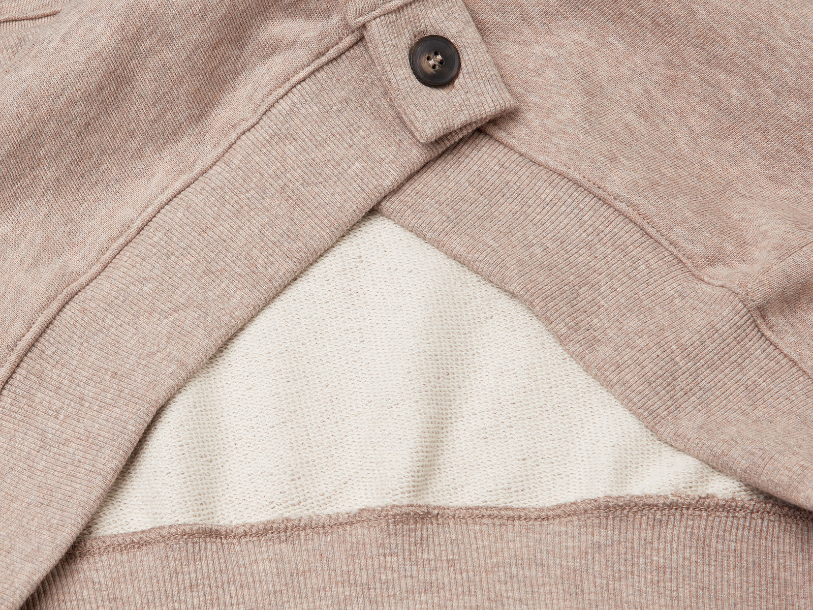 Cardigan in felpa relaxed fit da uomo beige 3 | Benetton Outlet