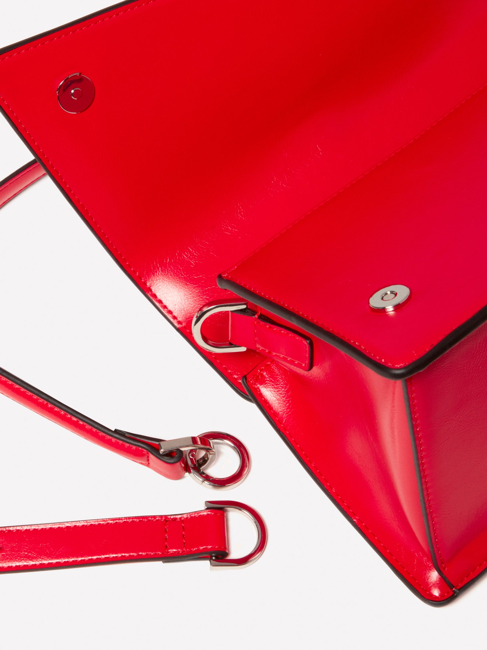 Borsa con cerniera da donna rosso 3 | Sisley Outlet