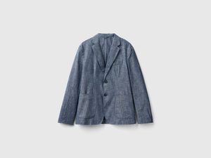 Blazer in chambray