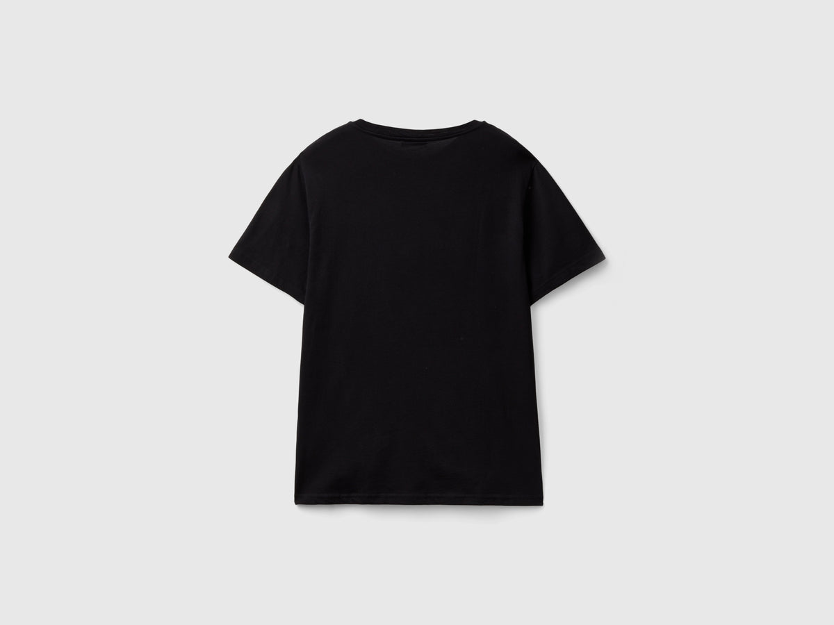 T-shirt in cotone bio con logo