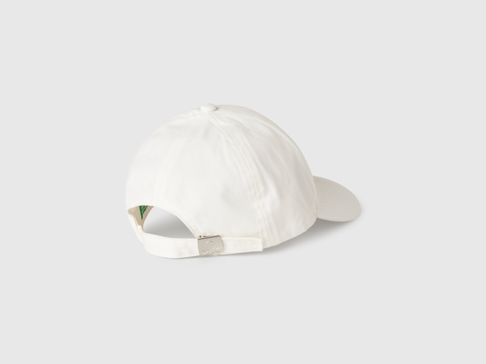 Cappellino con visiera da bambino bianco 2 | Benetton Outlet