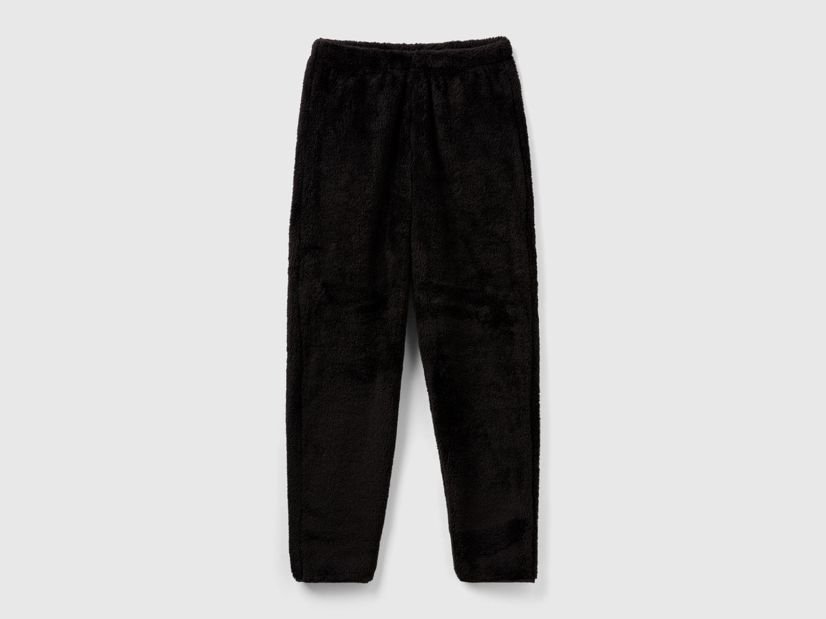 Pantaloni da pigiama in pelliccetta