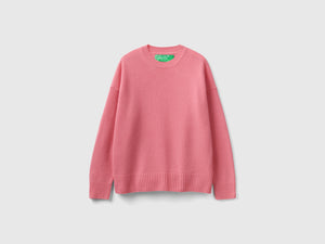Maglia boxy fit in misto lana