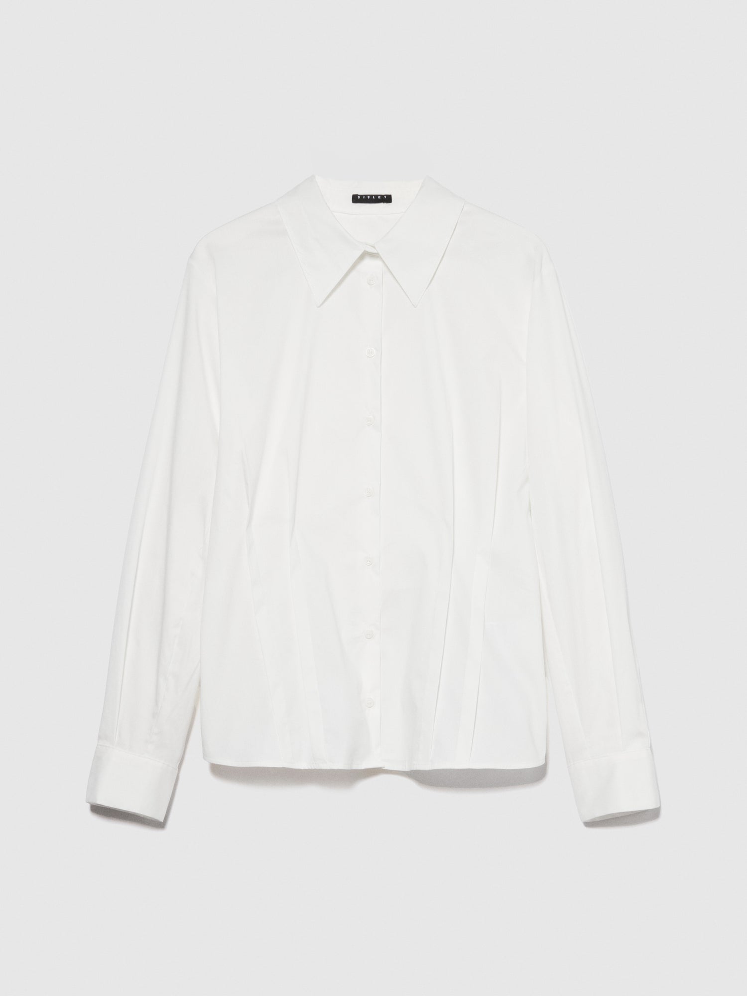 Camicia effetto bustier da donna bianco | Sisley Outlet