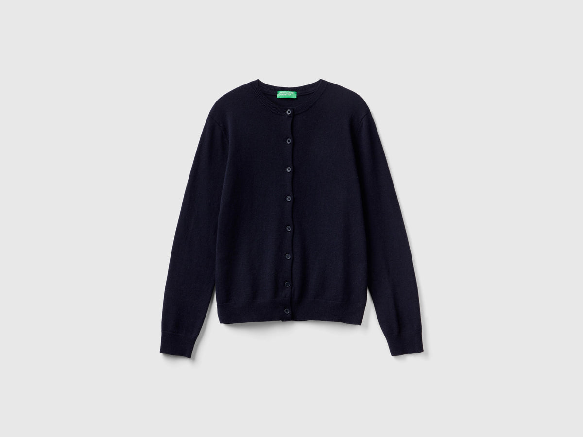 Cardigan in misto lana e cashmere