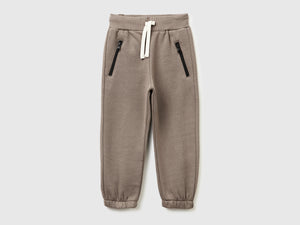 Joggers in calda felpa con coulisse