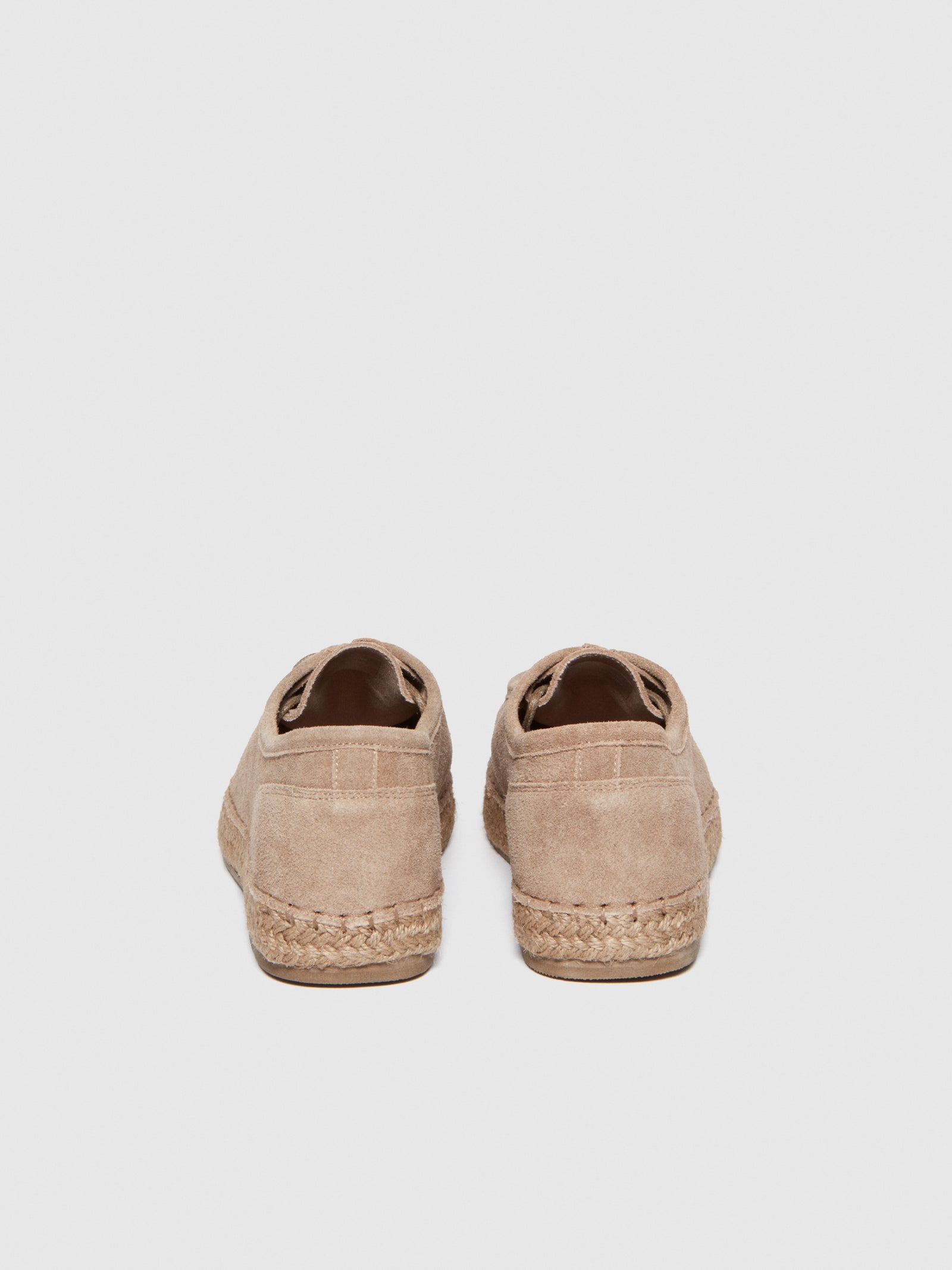 Espadrillas allacciata in pelle scamosciata da uomo beige 2 | Sisley Outlet