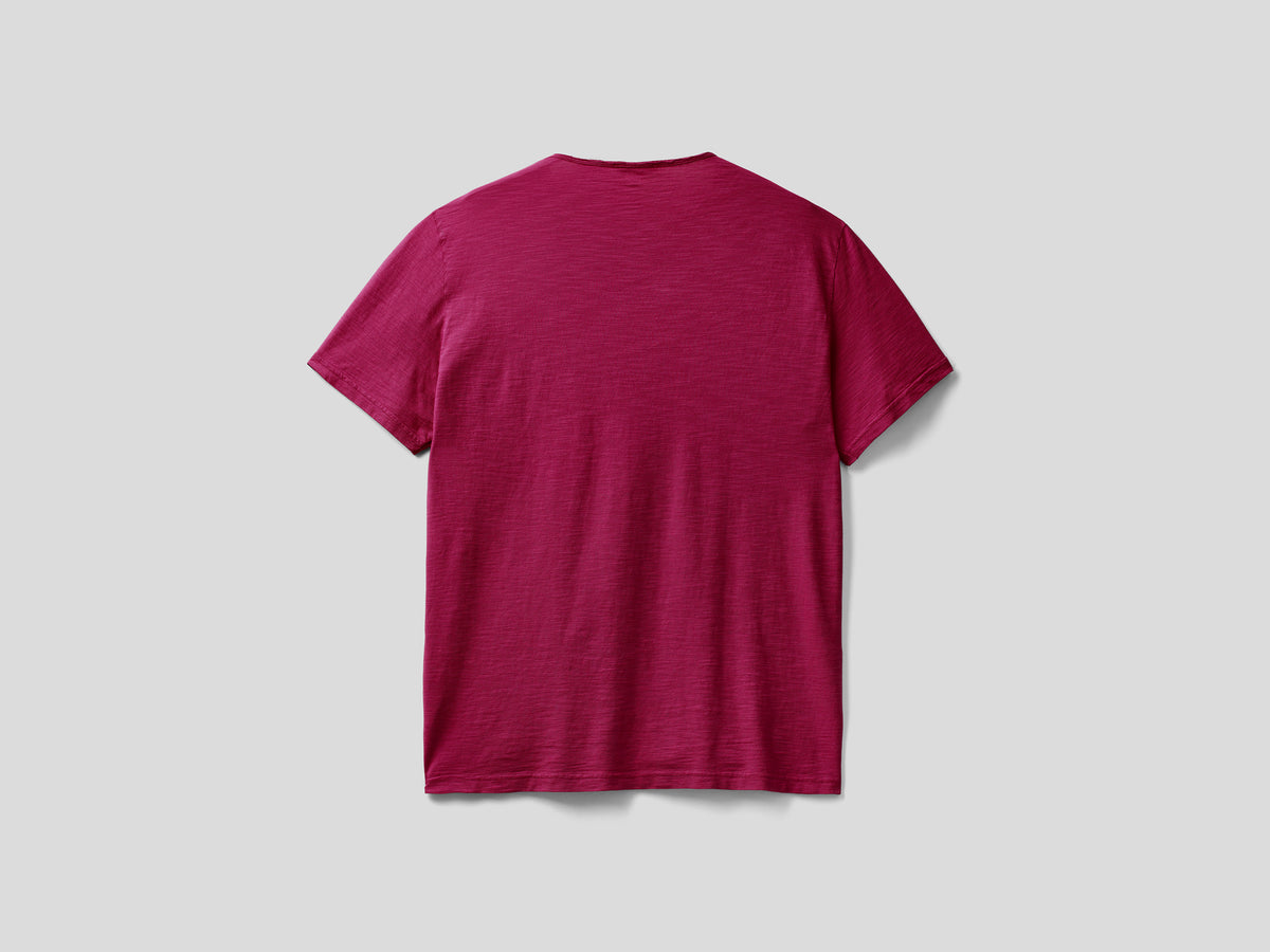T-shirt in cotone fiammato