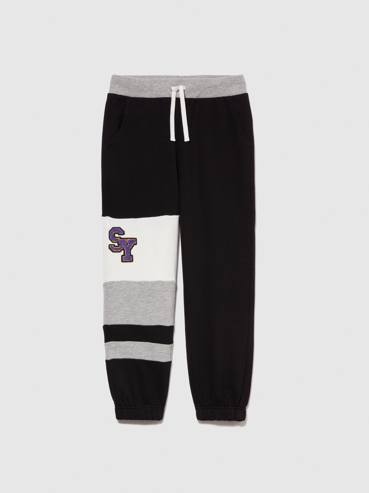Joggers con color block