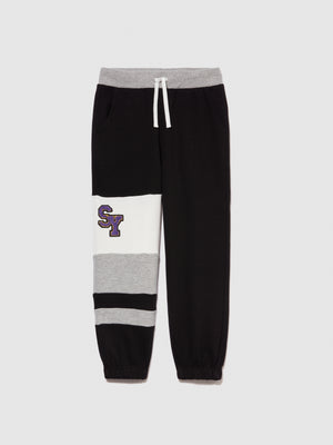 Joggers con color block