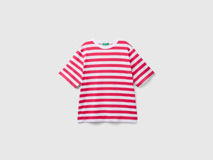 T-shirt a righe comfort fit