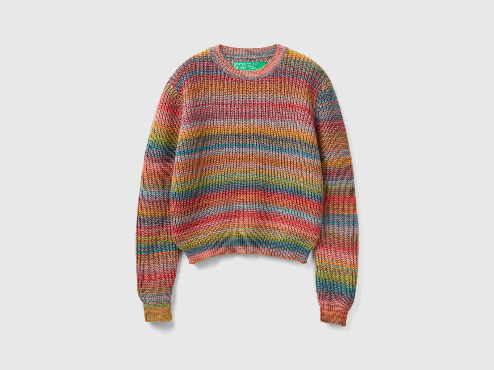 Maglione a righe da donna multi-color | Benetton Outlet