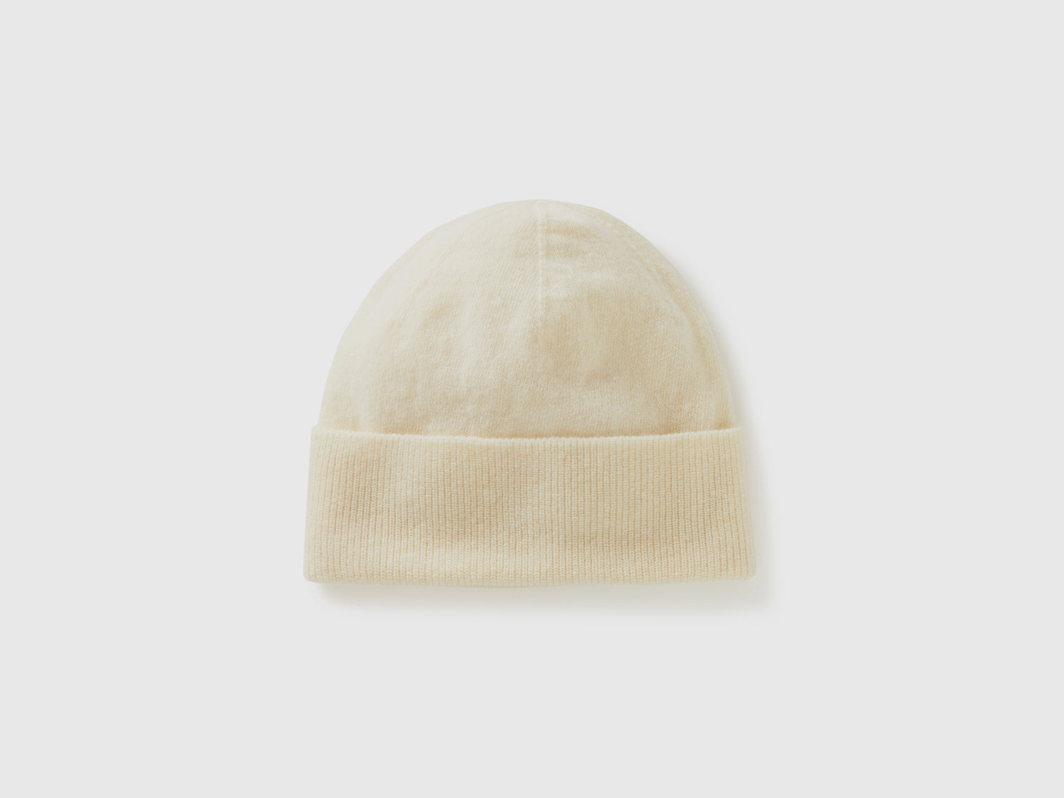 Cappello bianco in pura lana Merino da donna bianco panna | Benetton Outlet