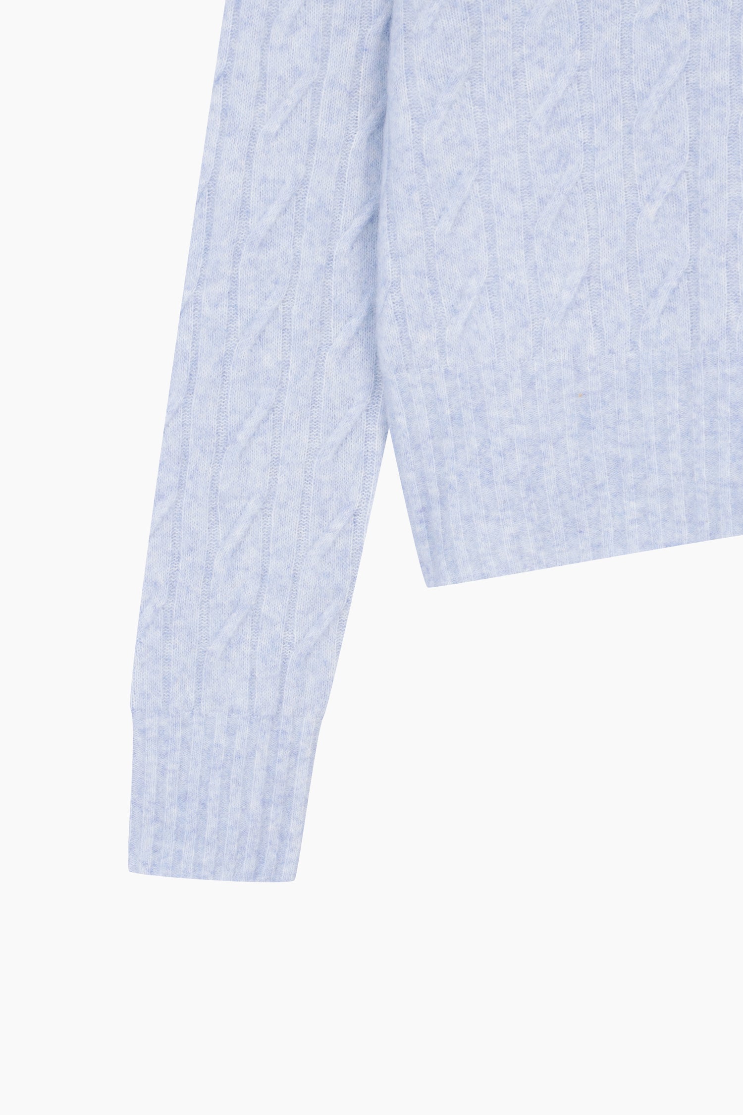 Maglia con trecce a collo alto da donna azzurro 4 | Sisley Outlet