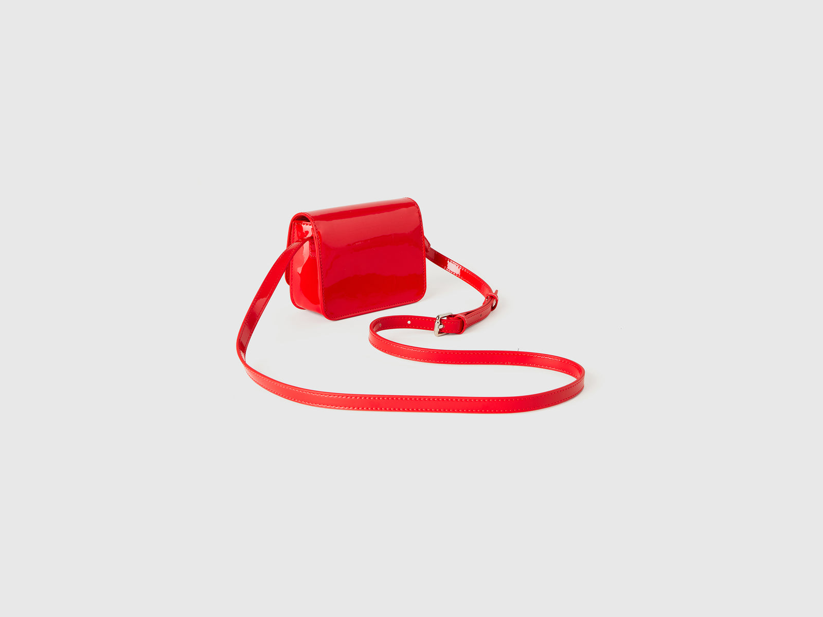 Be Bag mini lucido da bambina rosso 2 | Benetton Outlet